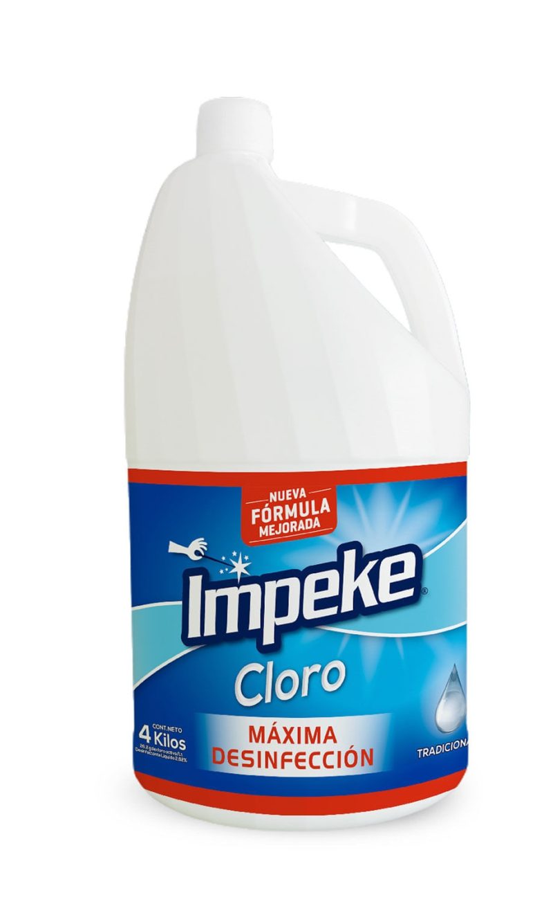 [P01]Impeke - Cloro Concentrado Tradicional 4Lt