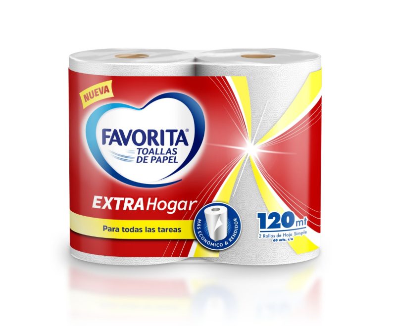 [P05]Favorita - Toalla Extra Hogar Rollo 2 und
