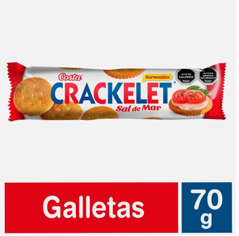 Costa - Galleta Crackelet Sal De Mar 70g