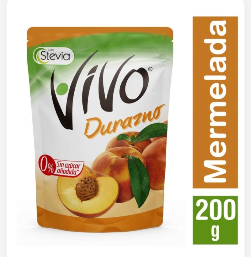 Vivo - Mermelada Durazno 200gr