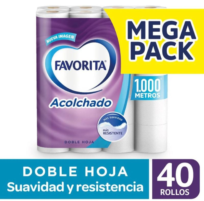 Favorita - Papel Higienico Acolchado 40 und