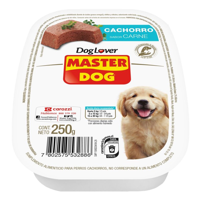 [P07]Master Dog - Pote Pate Cachorro 250GR