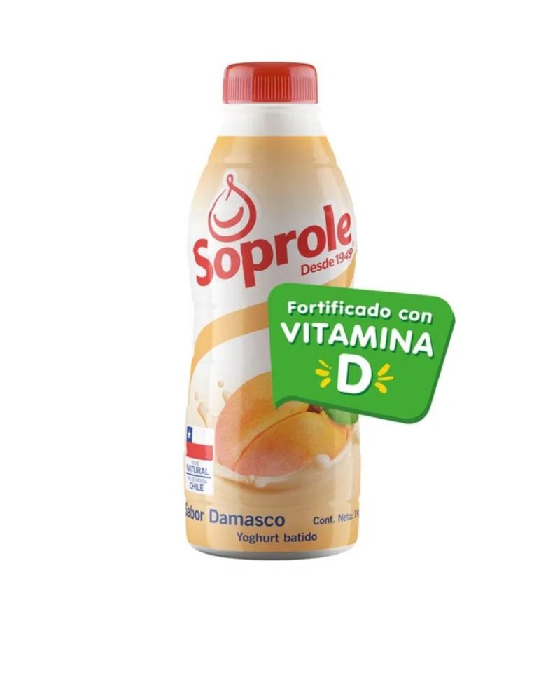 [P06]Soprole - Yoghurt Damasco Botella 1L